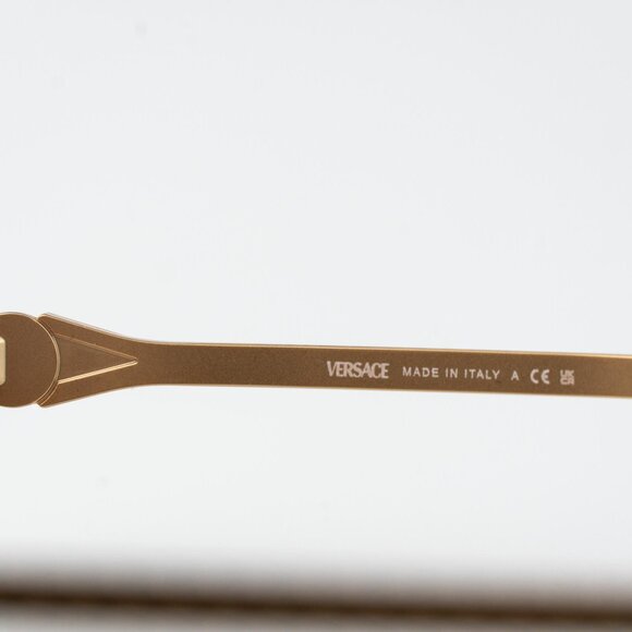 Versace Women Sunglasses Gold Gradient Violet Aviator VE2284 1002EL AUTHENTIC - Picture 8 of 13